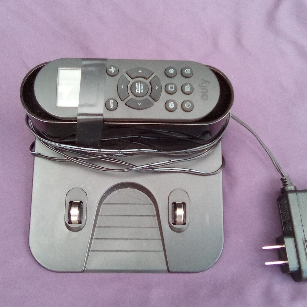 ONYX Black Electronic Foot Massager Controller and Charging Base